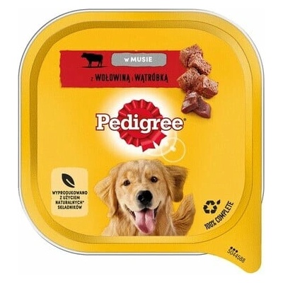 Pedigree Adult s hovädzím mäsom a pečeňou v pene 300 g