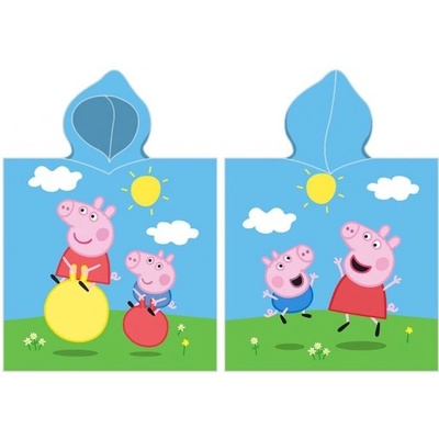 Carbotex Bavlnené pončo 55 x 110 cm Peppa Pig PP223022