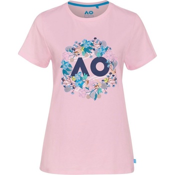 Australian Open T-Shirt Flower Logo pink