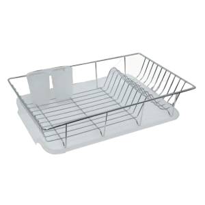 ECE METAL G-Стелаж за чинии 1ет. ПРОЗРАЧЕН 30x48x10cm. (90357-001-T) (0185100)