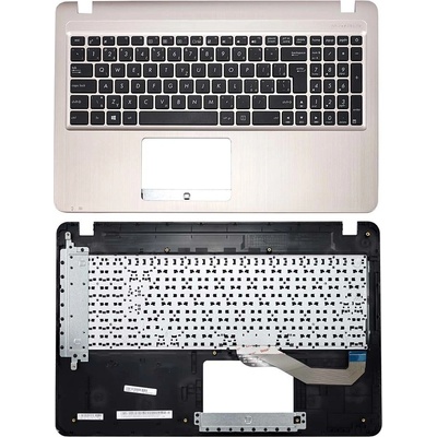 Klávesnice Asus X540S X540L X543M R540S F540 - Zlatý palmrest