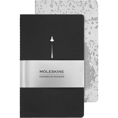 MOLESKINE Sešity 2 ks Volant NASA čisté L