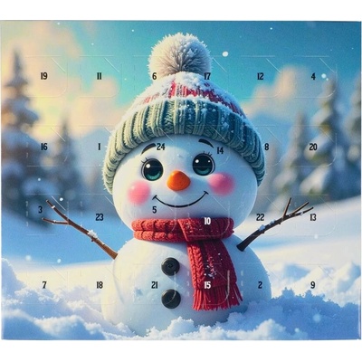 Fikar Adventní kalendář Sněhulák A6 40g