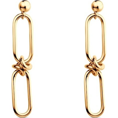 SAVICKI Náušnice Dualéa: Strieborné pozlatené B-K-K0703-00490-925-Z