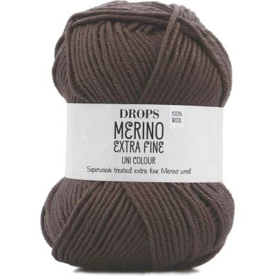 Drops Merino Extra Fine 49 čokoládová
