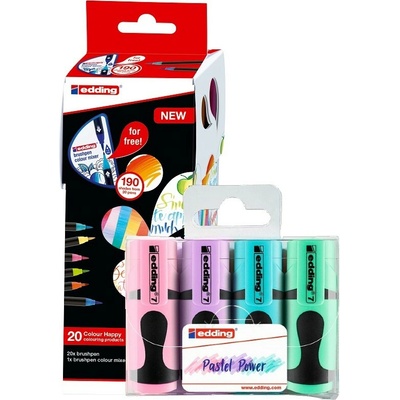 Edding 1340 20+1 Colour Happy Set
