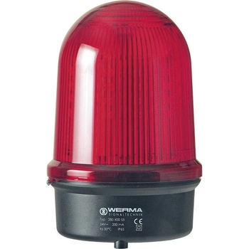 Werma Signaltechnik signální osvětlení LED 280.150.60 280.150.60 červená zábleskové světlo 230 V/AC