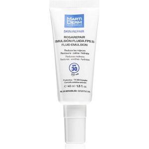 MartiDerm Skin Repair Rosarepair Fluid Emulsion SPF 30 хидратиращ флуид против зачервяване на кожата SPF 30 40ml