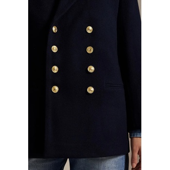 Ralph Lauren Вълнено сако Polo Ralph Lauren в тъмносиньо с двуредно закопчаване с изчистен дизайн 211971388 (211971388)