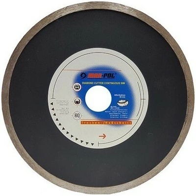 Řezný diamantový kotouč plný 200mm MAR-POL M08750