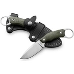lionSTEEL Нож LIONSTEEL H2 CVG / Karambit с еднокомпонентна дръжка от зелен плат (LION0213)