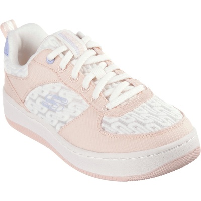 Skechers Маратонки Skechers Women's Sprtcourt92 Classic Low-Top Trainers - Off White/Pink