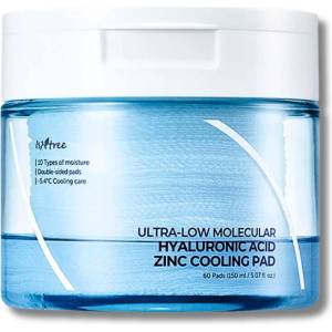 ISNTREE - Ultra-Low Molecular Hyaluronic Acid Zinc Cooling Pad 60pads