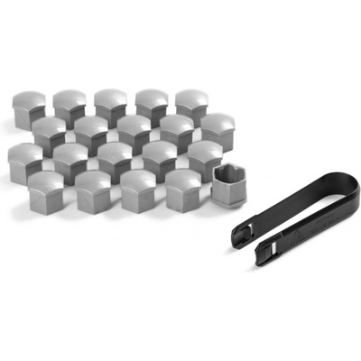 Krytky pro šrouby kol stříbrné metalické 000071215P 7ZS – Zboží Mobilmania