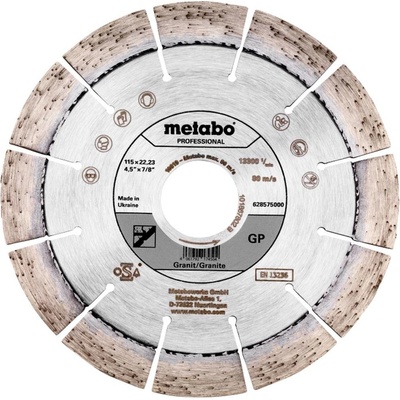 Metabo Diamantový rezný kotúč 115 x 22.23 mm 628575000