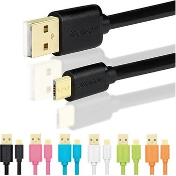 Axagon BUMM-AM10QW Micro USB 2A, 1m, bílý