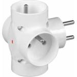 Duwi international Burner 4gn. - 4x2P+z, with grounding, white, p/surge filter/28137