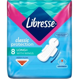 Libresse Превръзки с крилца Libresse - Classic Super, 8 броя