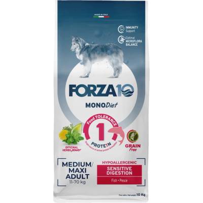 Forza10 MonoDiet Sensitive Digestion Velké a střední Rybí 10 kg
