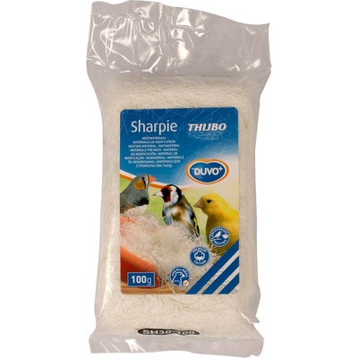 Duvo Plus Sharpie - Пълнеж за гнездо , за всички видове птици 100 гр. - бял