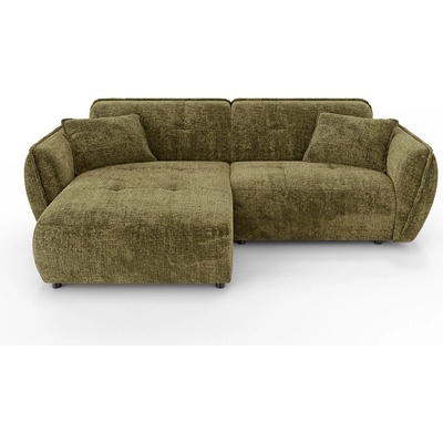 ROPEZ Зелен шенилов ъглов диван (ляв ъгъл) Nelia - Ropez (Nelia Narożnik L - Lewa OT Cremona 38)