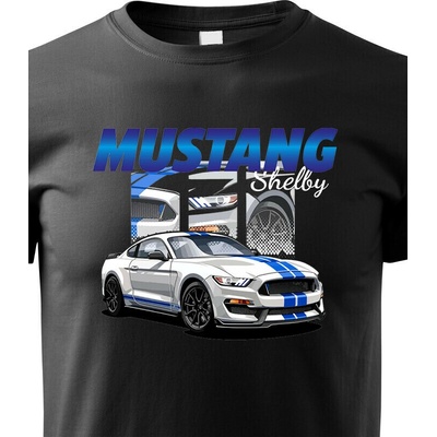 Dětské tričko Ford Mustang Shelby Černá Velikost Canvas Bezvatriko.cz 2325