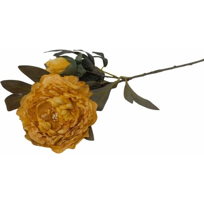 PIVONKA vázová rozvinutá LUX 2x ORANŽOVÁ 90cm