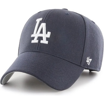 47 brand Шапка 47 brand MLB Los Angeles Dodgers в тъмносиньо с апликация (B.MVP12WBV.NYD)