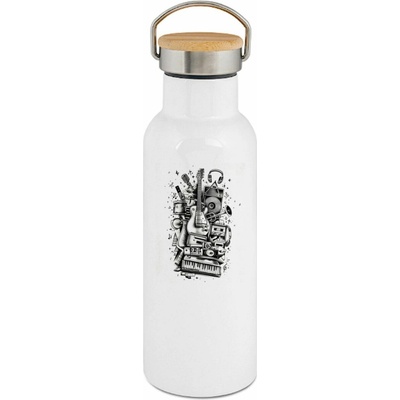 123TRIKO termoska Symfonický stoh, černý tisk 500 ml