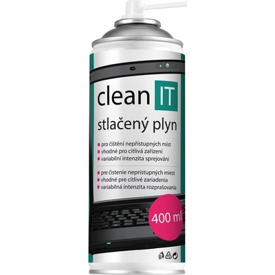 Clean IT cl-102 stlačený vzduch 400 ml – Zbozi.Blesk.cz Clean IT cl-102 stlačený vzduch 400 ml – Zbozi.Blesk.cz