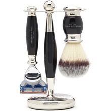 Truefitt & Hill Edwardian Collection Set Fusion with Synthetic Brush Ebony