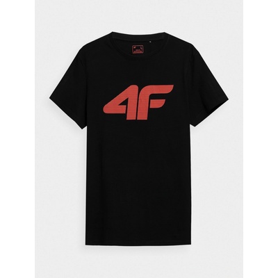 4F SS23 TTSHM537 pánske tričko deep black