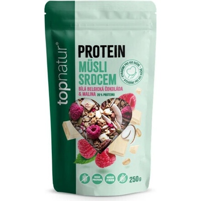 Topnatur Proteín müsli malina & biela čokoláda 250 g