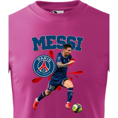 Dětské tričko Lionel Messi PurpurováCanvas Dětské tričko Bezvatriko.cz 2378