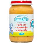 Ганчев пюре риба с картофи и моркови - 190 г