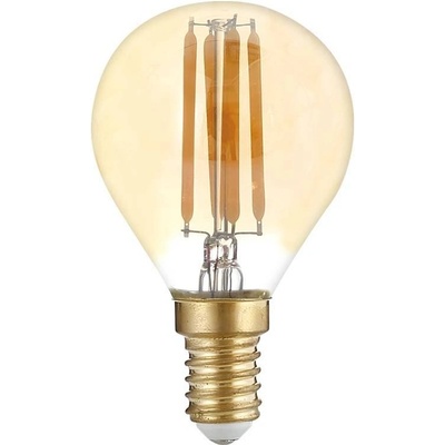 Optonica LED žárovka Filament G45 E14 Golden Glass Stmívatelná 4W Teplá bílá