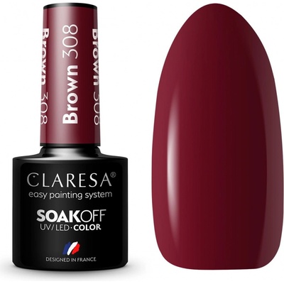 Claresa Gél lak Brown 308 5 ml