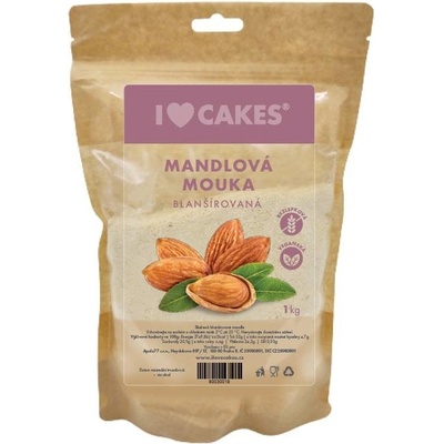 I LOVE CAKES Mandlová mouka BLANŠÍROVANÁ 1 kg – Sleviste.cz