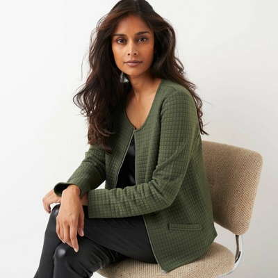 Blancheporte bunda na zips khaki