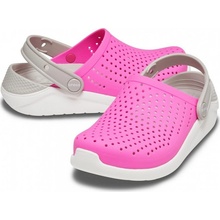 Crocs Kids' LiteRide Clog Electric Pink/White