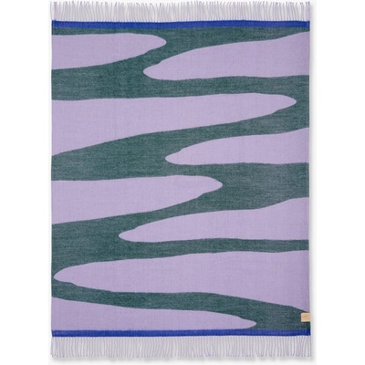 Mette Ditmer Denmark Gallery fialová/zelená deka 125x170