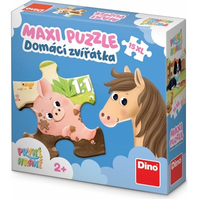DINO Domácí zvířátka XL 15 dielov