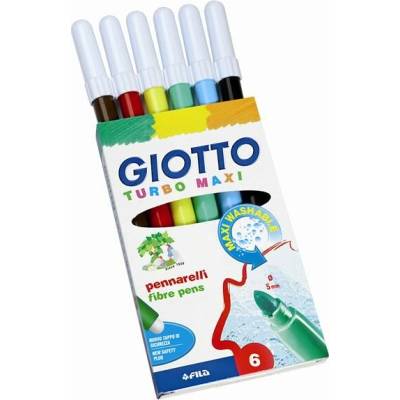 Markery GIOTTO TURBO MAXI / 6 barev