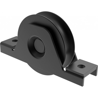 Umakov Pojazdové koliesko komplet - U, Zn, D80, čierne H/38U-80C-R9005