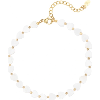 ORNAMENTI Pozlacený náramek na kotník Sea shells gold OOR300040