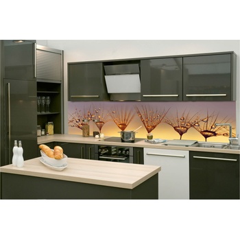 DIMEX ART s. r. o Фототапет за кухня - капки върху глухарче 260 x 60 см