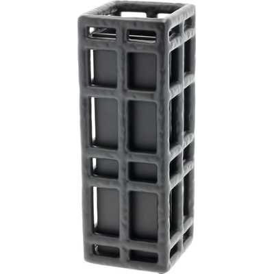 Villa Collection Черна ръчна изработка ваза от полирезин (височина 30 cm) Lyst - Villa Collection (29237)