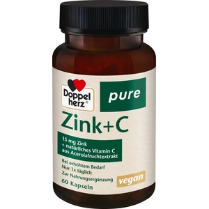 Doppelherz pure Zink + C - 60 капсули