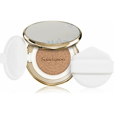 Sulwhasoo Perfecting Cushion dlhotrvajúci make-up v hubke SPF 50+ + náhradná náplň 17N1 Vanilla 2 x 15 g