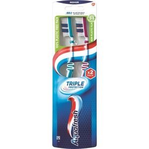 Aquafresh Четка за зъби Triple protection, duo pack